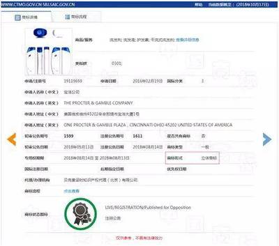 海飛絲三維標志商標申請為何一波三折？